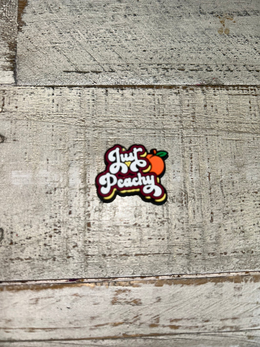 Just Peachy Shoe Charm