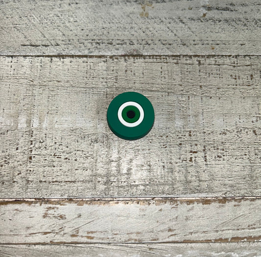 Green Evil Eye Shoe Charm