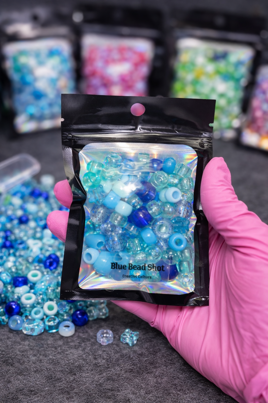 π Blue Bead Shot β Blue Mix | Creative Culture