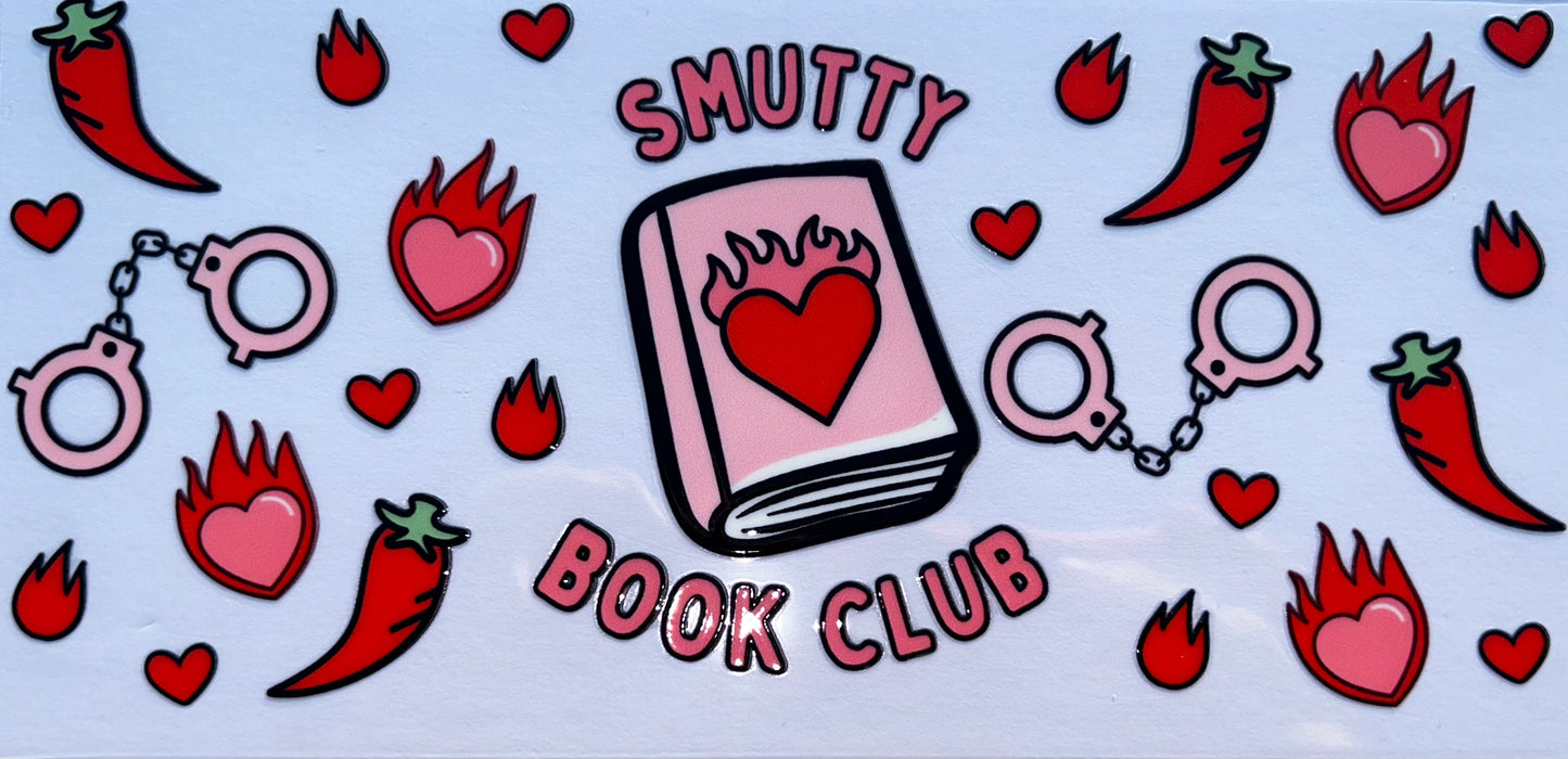 Smutty Book Club UV DTF Wrap