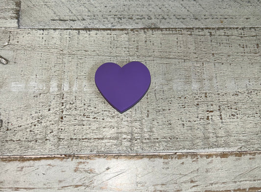 Purple Heart Shoe Charm