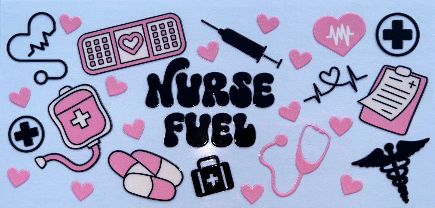 Nurse Fuel UV DTF Wrap