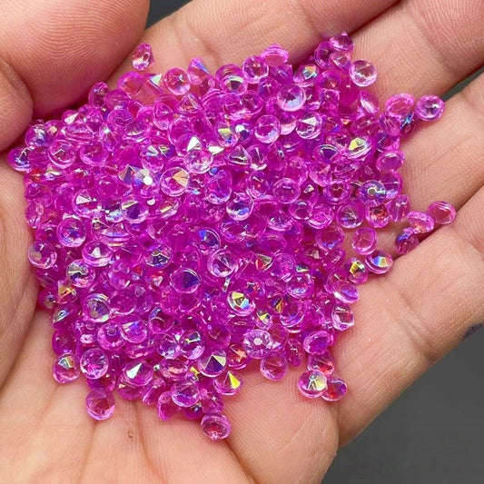 Rose AB 3mm Pointback Crystals
