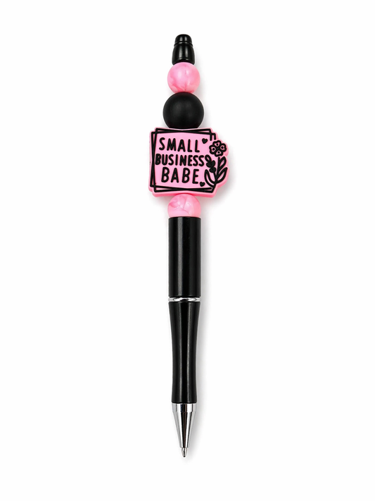 Small Business Babe Beaded Pen