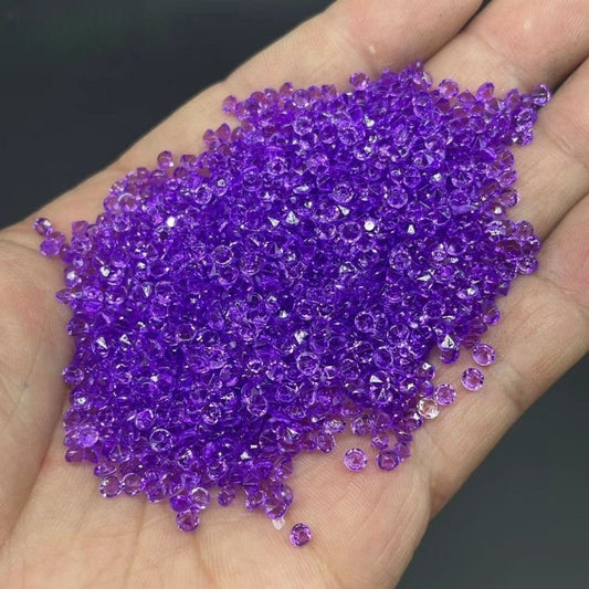 Middle Violet 3mm Pointback Crystals