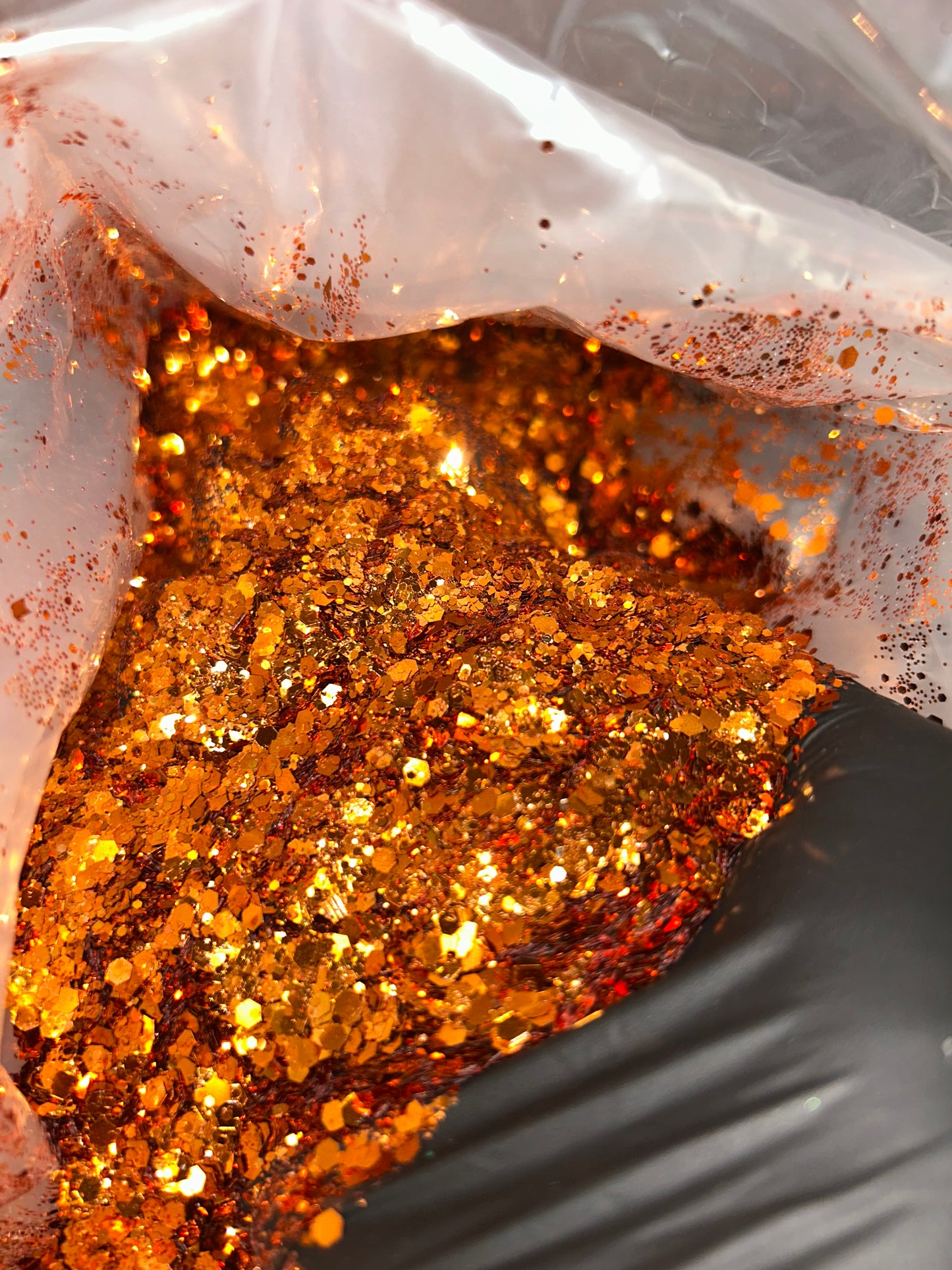 Antique Gold Metallic Chunky Glitter