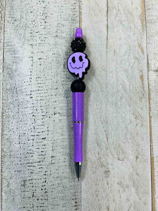 Melted Smile Beaded Pen