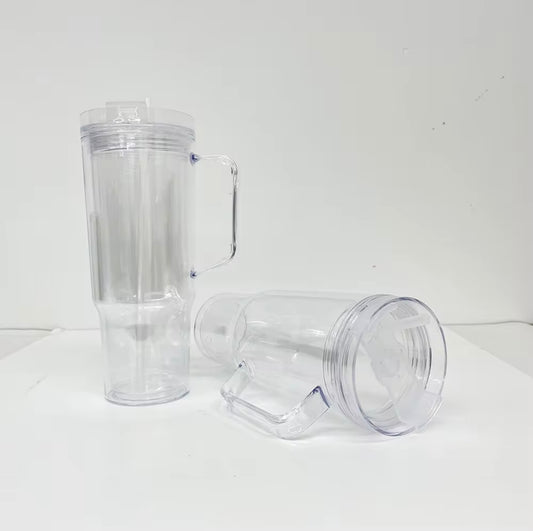 40oz Snowglobe Tumbler (Pre-Drilled)