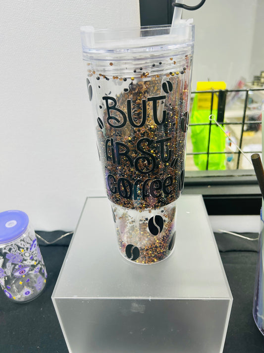 But First Coffee Crystal Luxe 40oz Cup