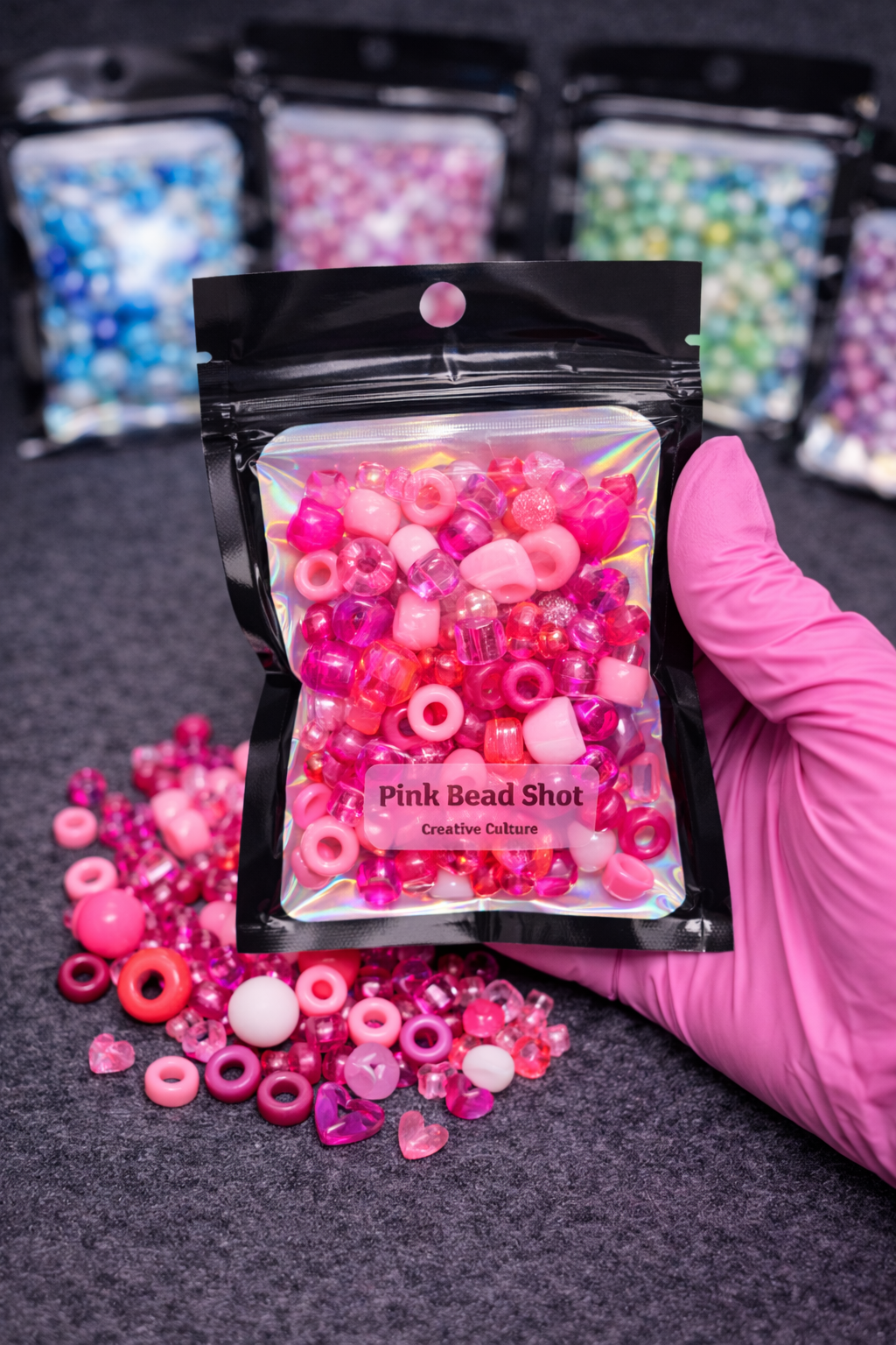 π Pink Bead Shot β Pink Mix | Creative Culture
