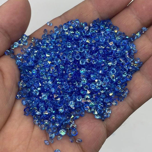 Sapphire AB 3mm Pointback Crystals