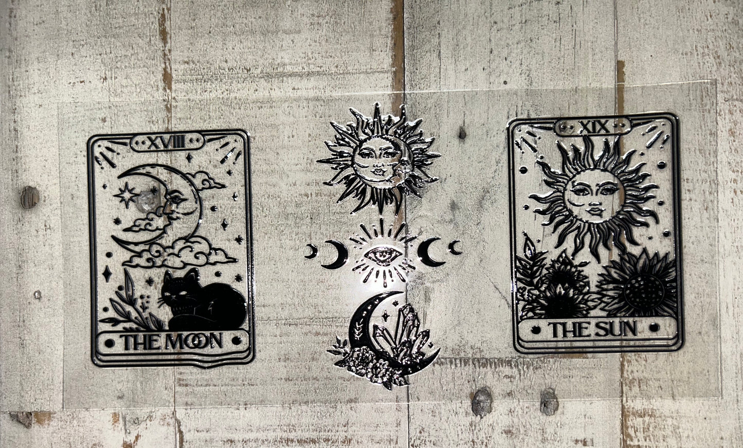 Sun & Moon Tarot UV DTF Wrap