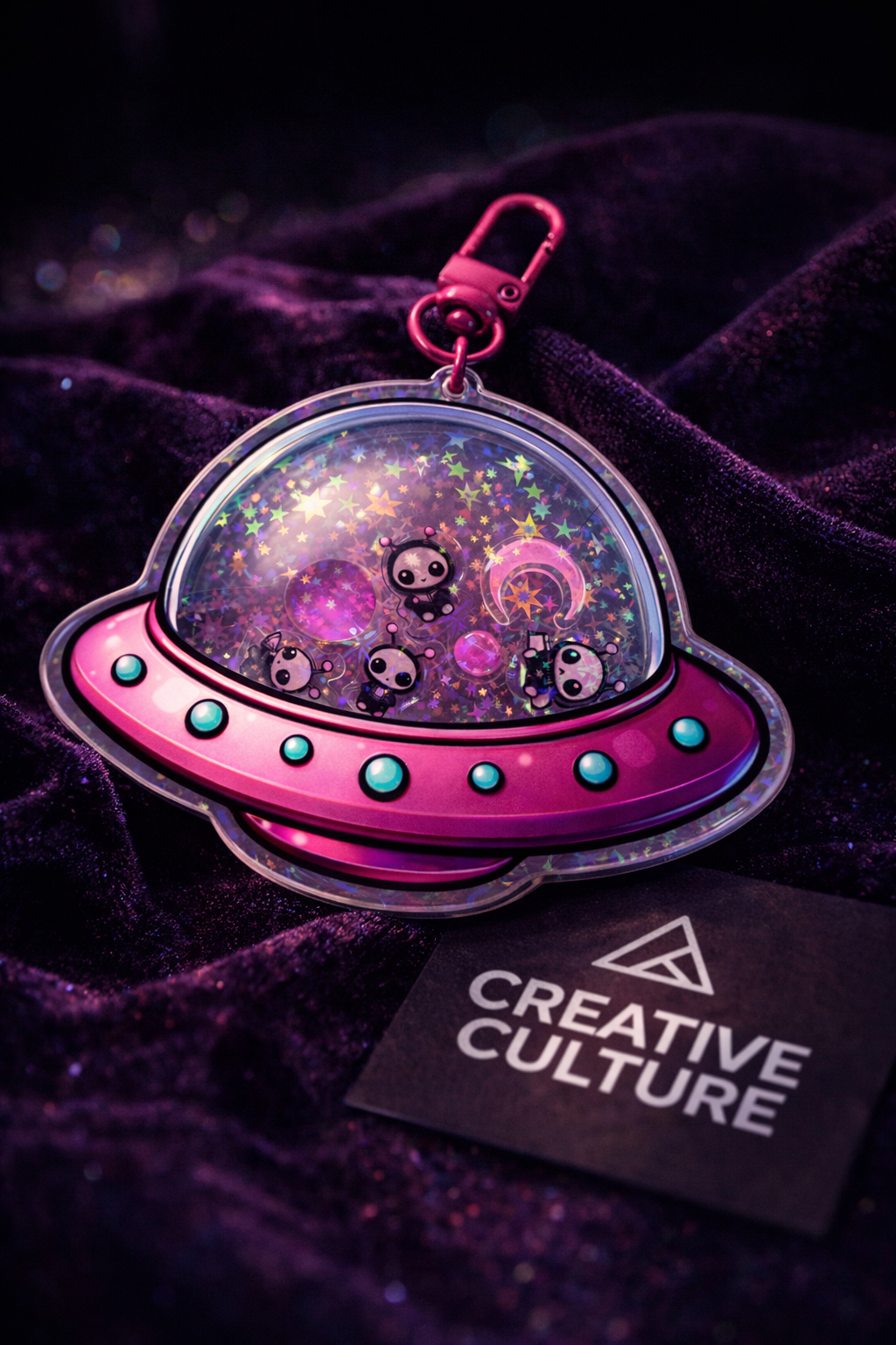 Nova’s Cosmic Cruiser Shaker Keychain