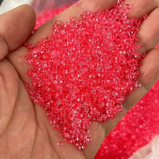 Neon Rose 3mm Pointback Crystals