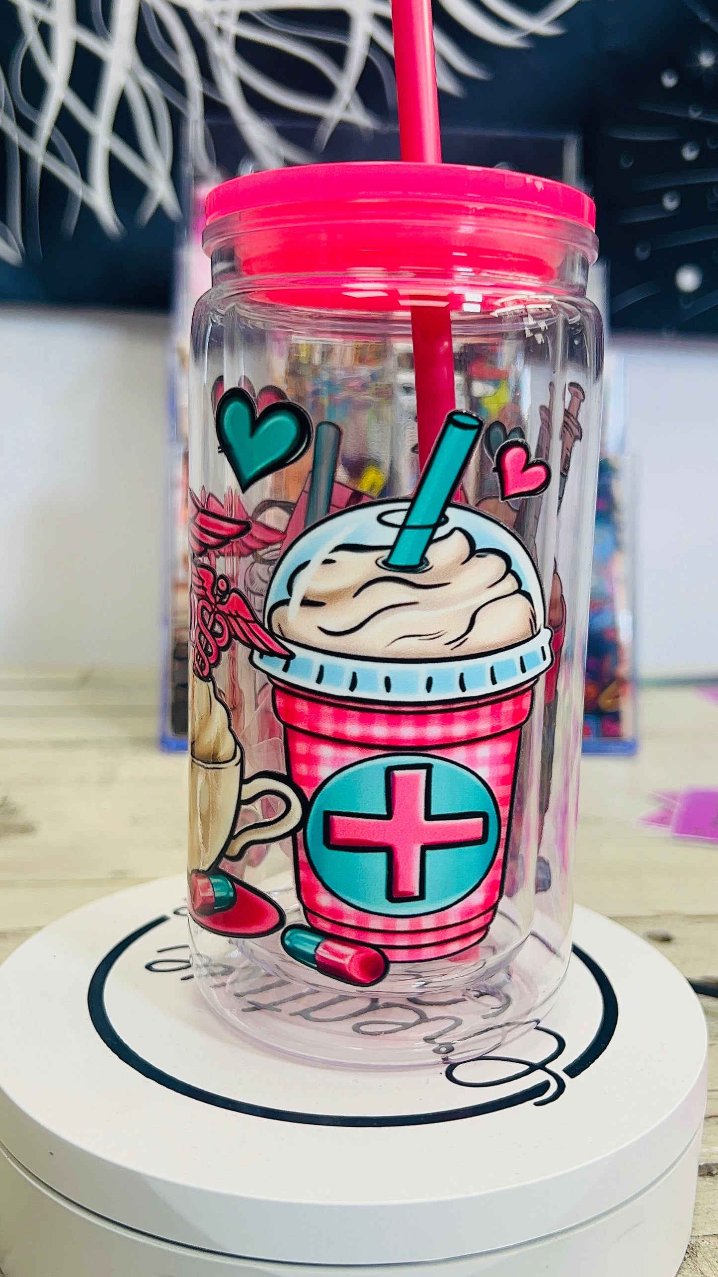 Nurse Fuel – Coffee Edition 16oz Double Wall Tumbler