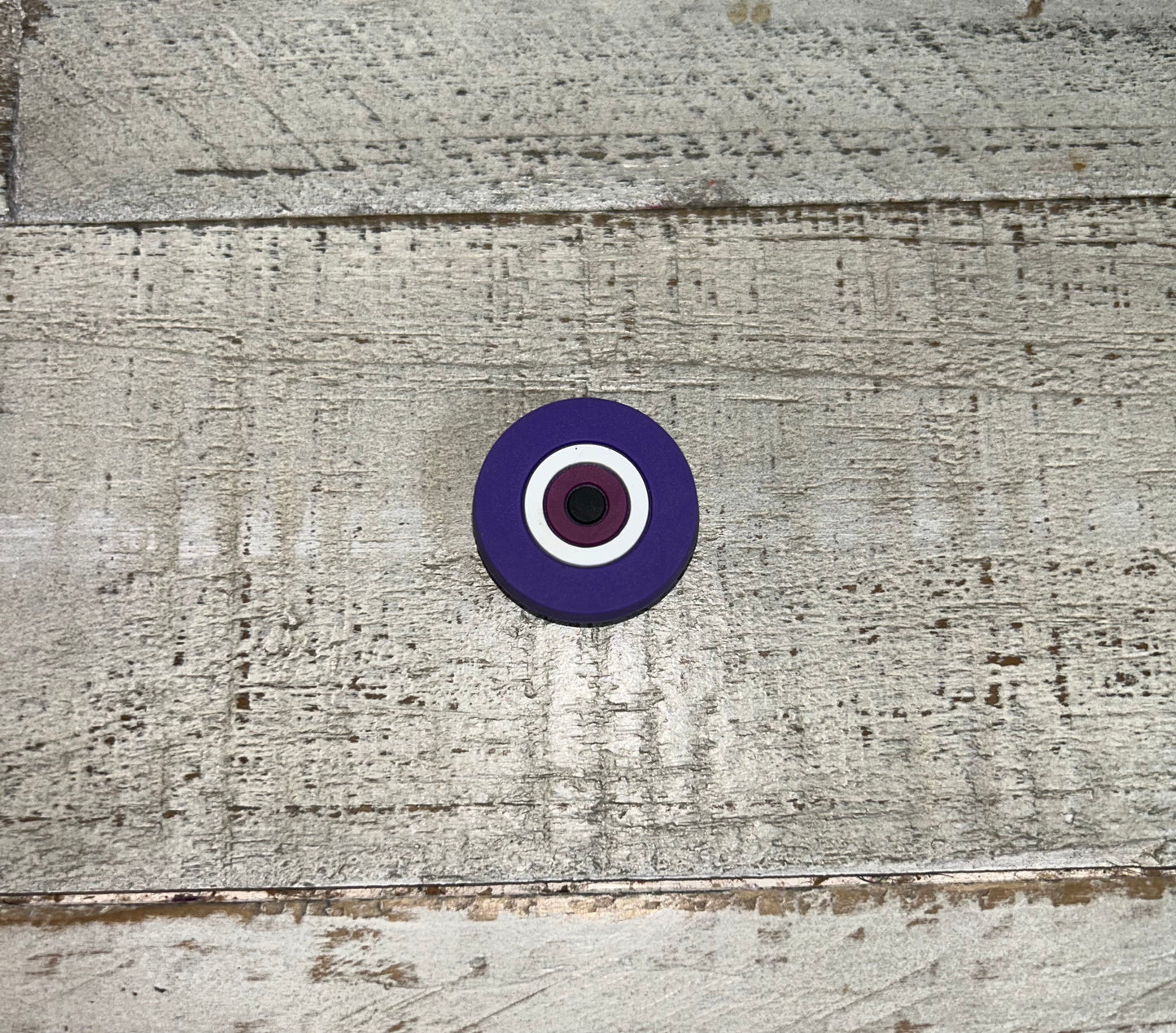 Purple Evil Eye Shoe Charm