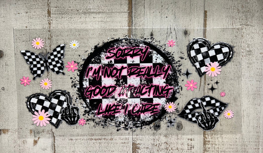 Like I Care UV DTF Wrap