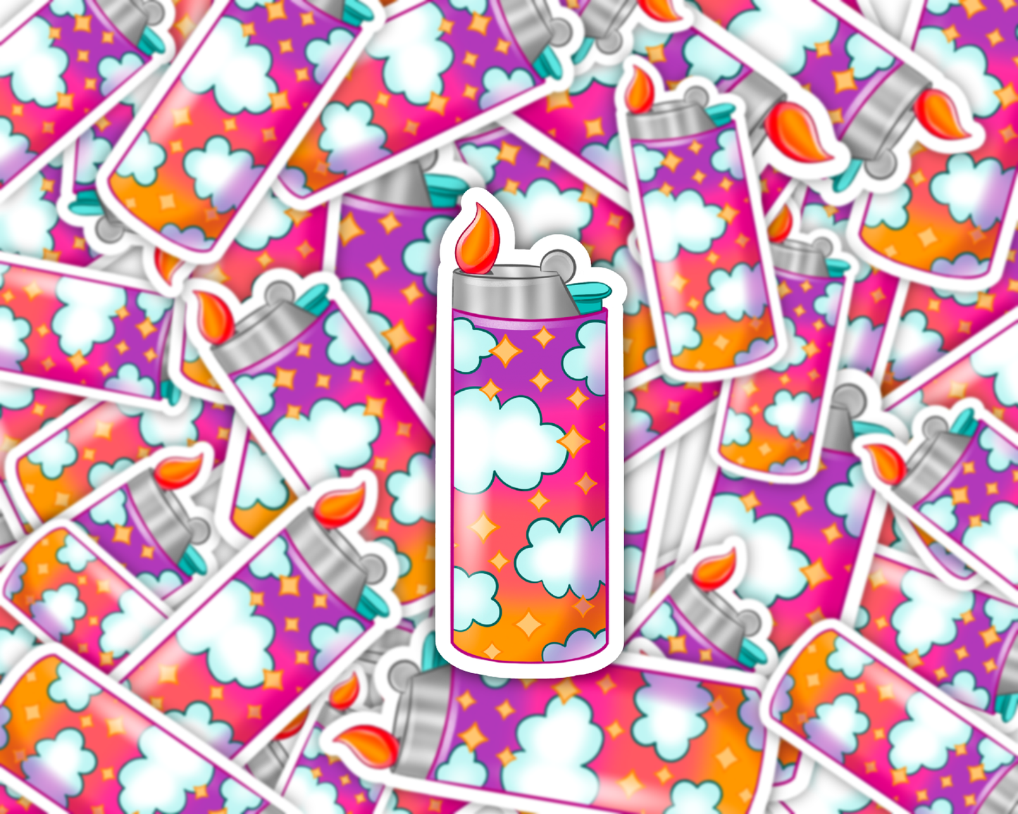Daydream Spark Lighter Vinyl Sticker