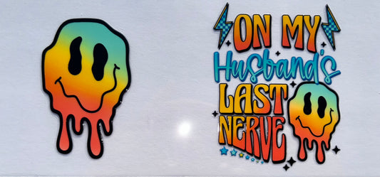 Last Nerve Vibes UV DTF Wrap