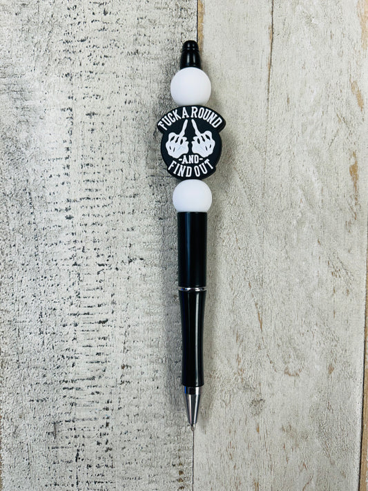 F Around & Find Out Beaded Pen