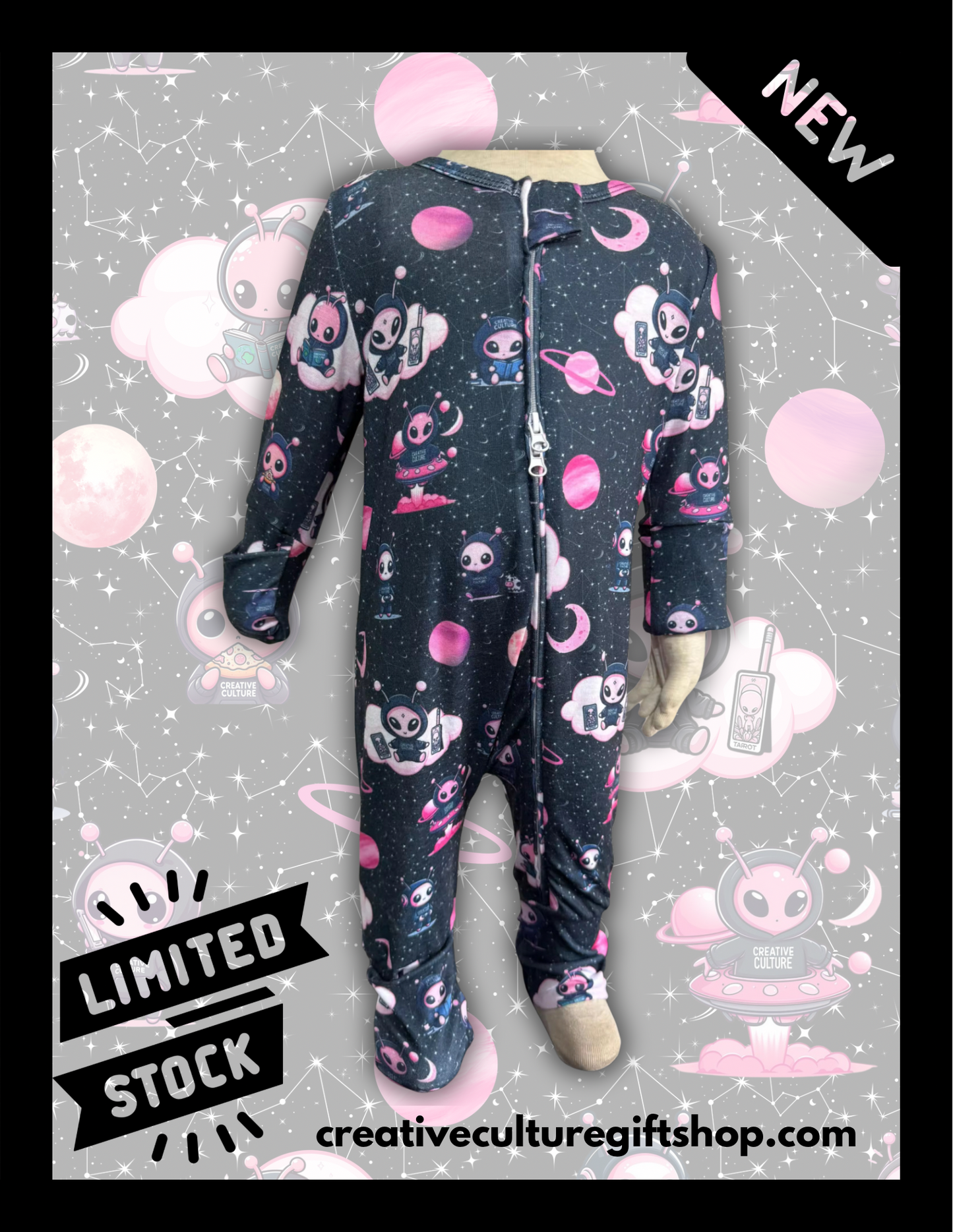 Nova Crush Bamboo Sleeper – Soft, Breathable, and Out-of-This-World Cute!