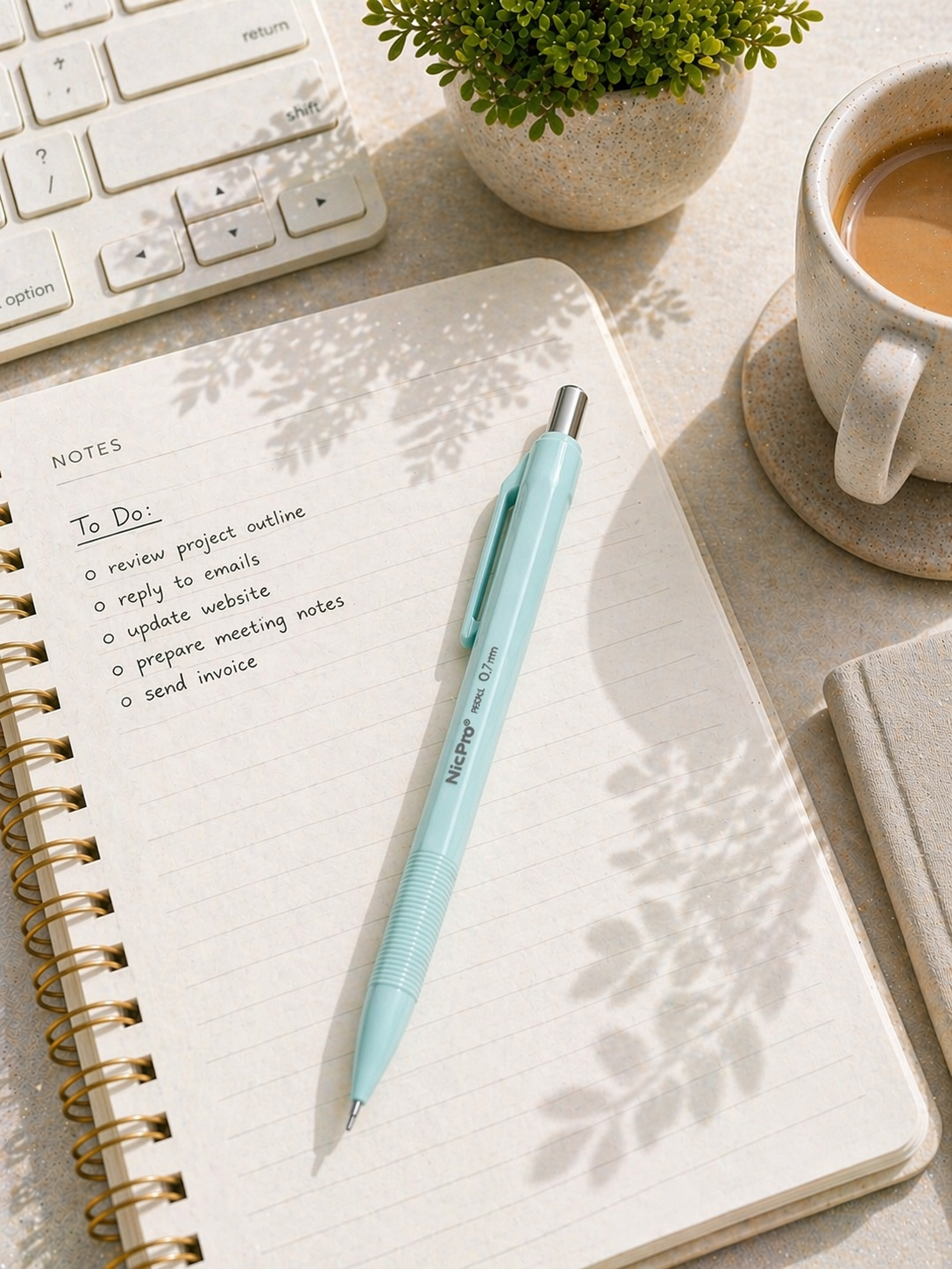 Pastel Mechanical Pencil (.7mm) | Refillable | 5 Colors