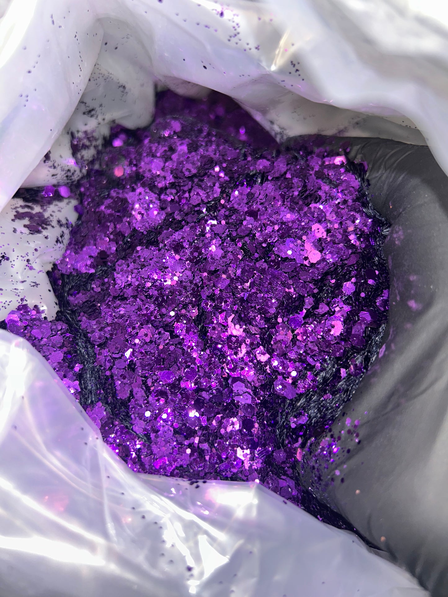 Purple Metallic Chunky Glitter