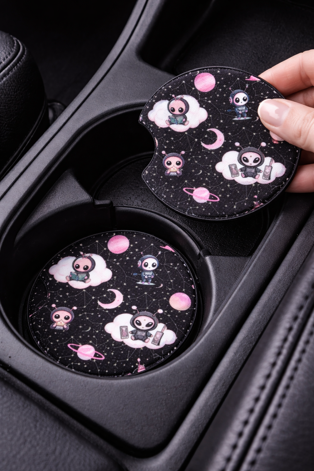 Nova’s Cosmic Dock Car Coasters (2pc Set)