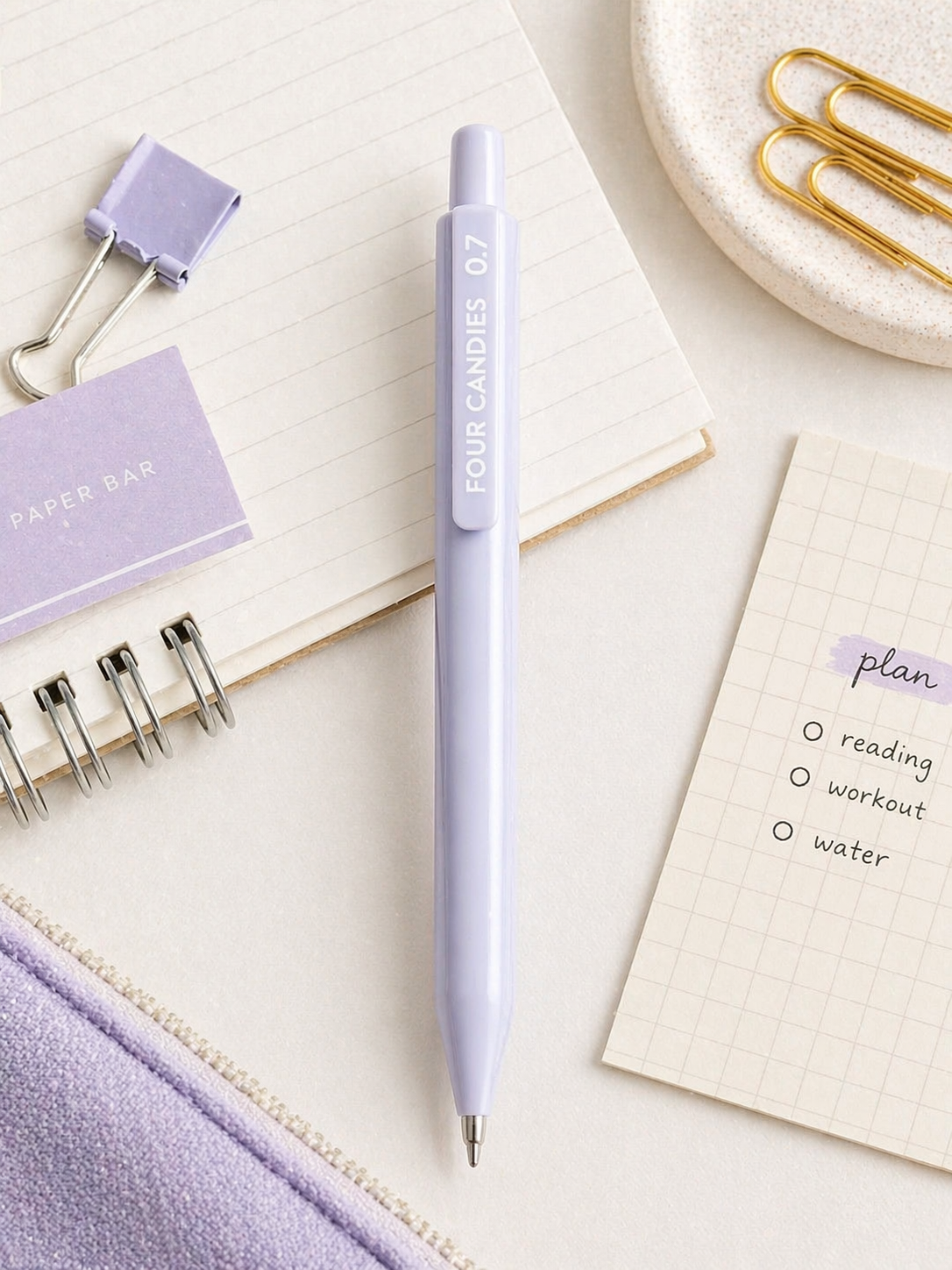 Pastel Mechanical Pencils — 0.5 & 0.7 mm (5 Colors)