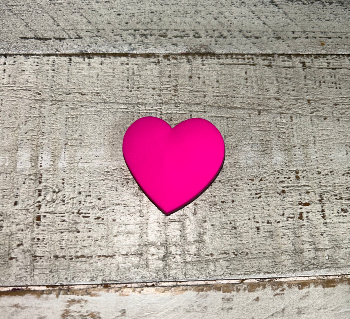 Pink Heart Shoe Charm
