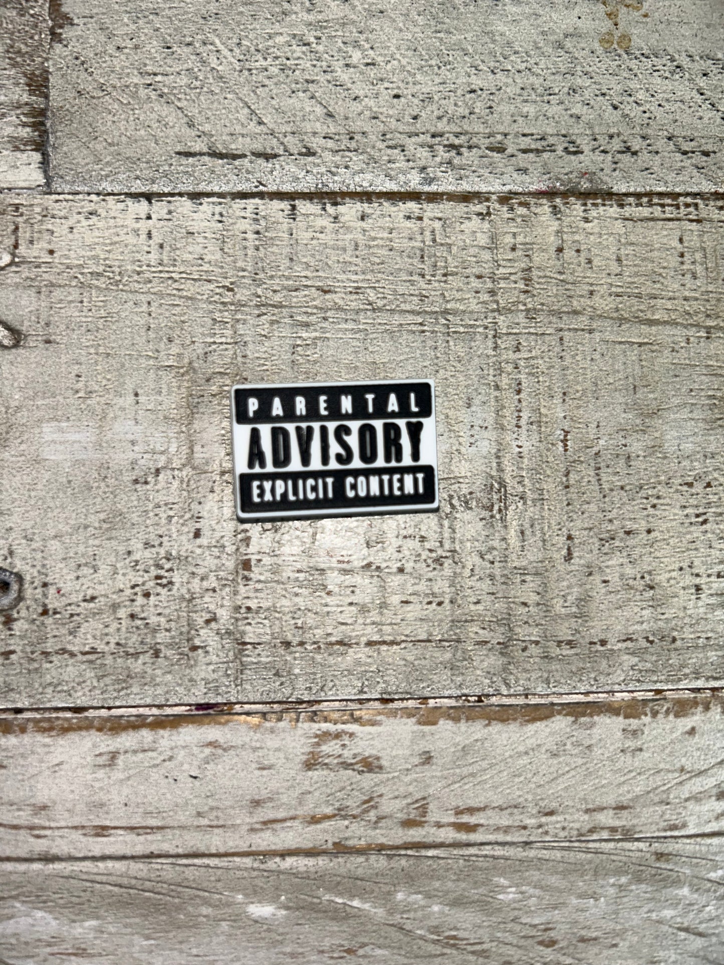 Parental Advisory Shoe Charm