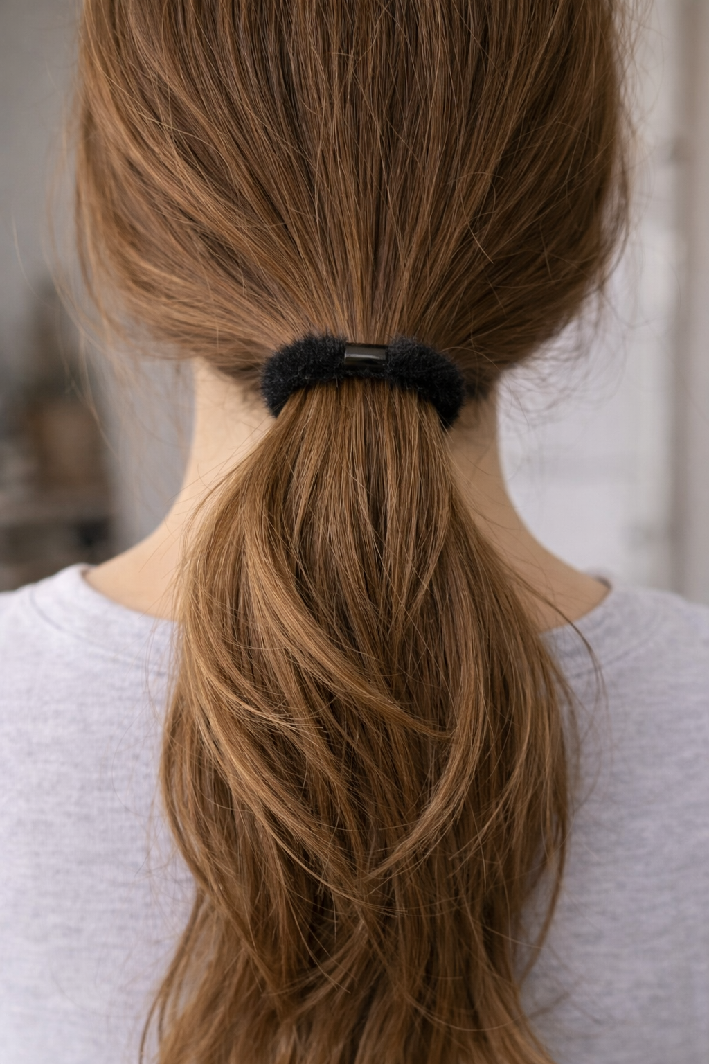 Plush Twist Hair Tie Bracelet – Soft Stretch Velvet Elastic