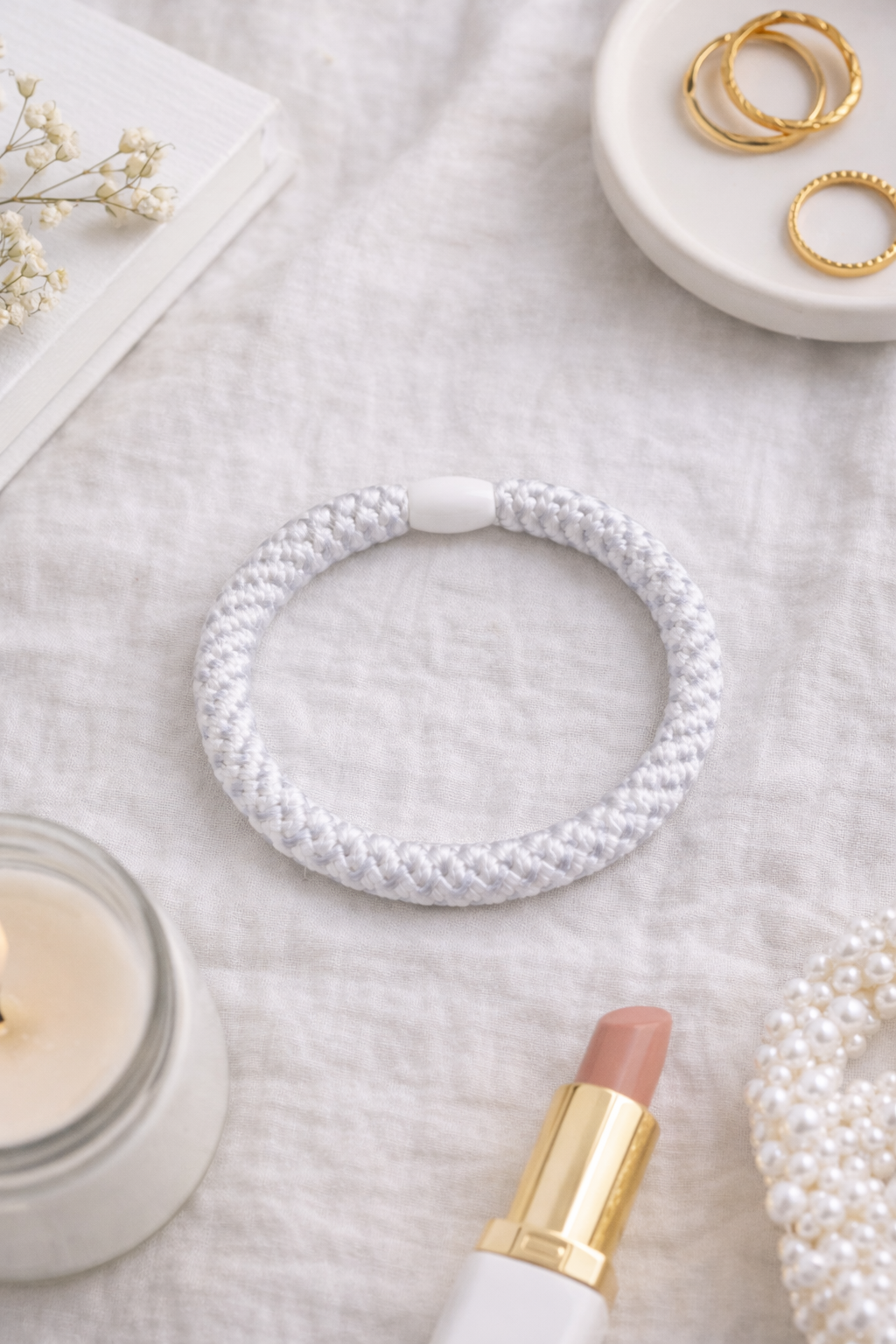 Braided Loop Bracelet — Hair Tie + Wrist Band