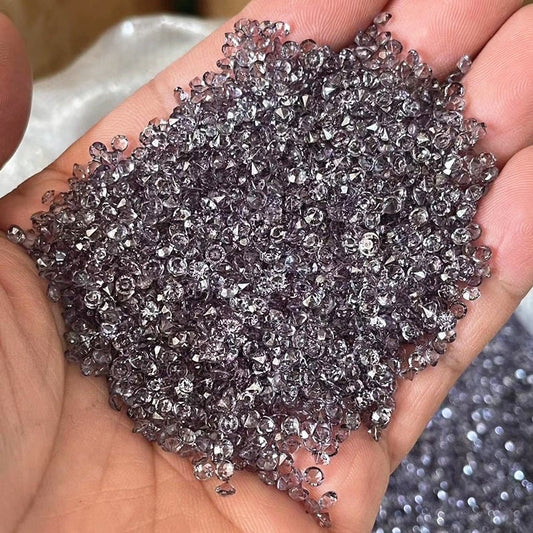 Transparent Gray 3mm Pointback Crystals