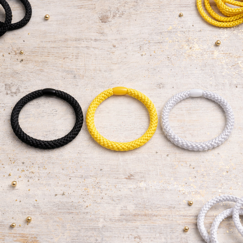 Braided Loop Bracelet — Hair Tie + Wrist Band