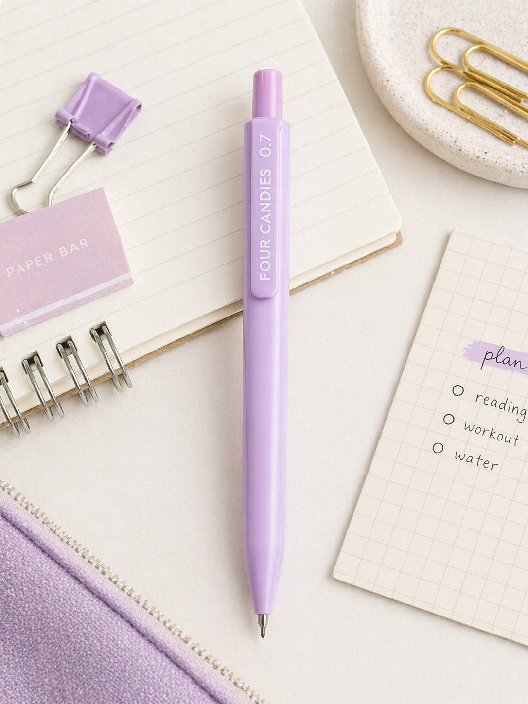 Pastel Mechanical Pencils — 0.5 & 0.7 mm (5 Colors)
