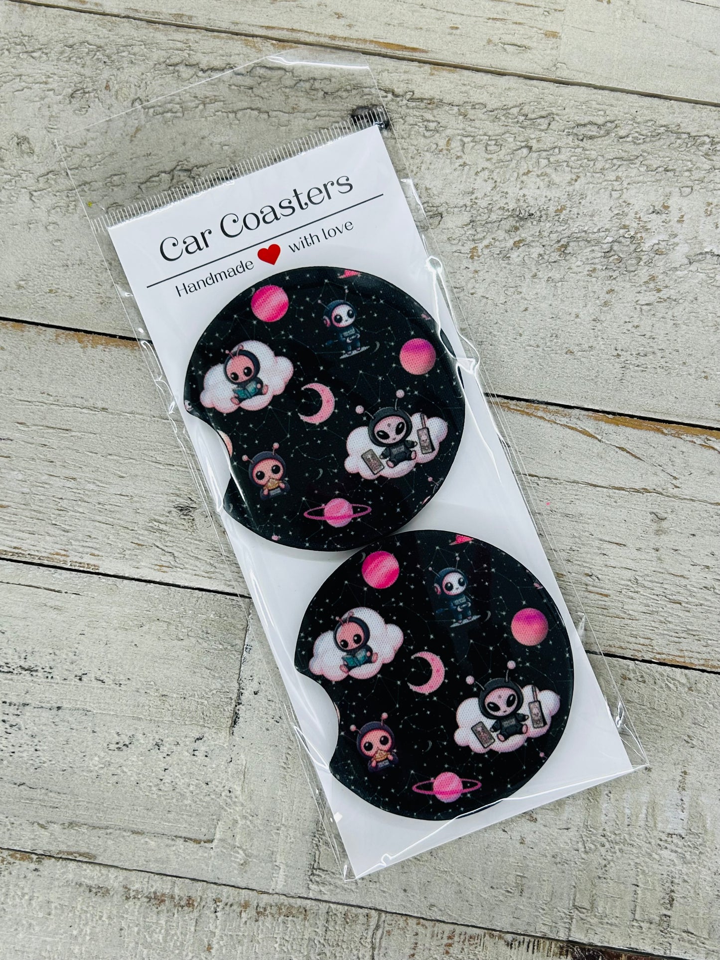 Nova’s Cosmic Dock Car Coasters (2pc Set)