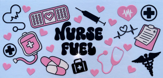 Nurse Fuel UV DTF Wrap