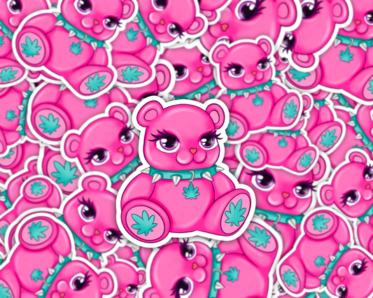 Cosmic Cutie Bear Vinyl Sticker