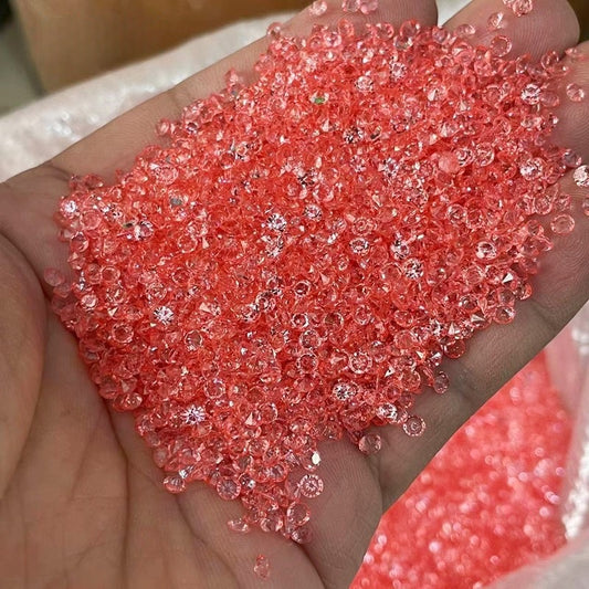 Watermelon Red 3mm Pointback Crystals