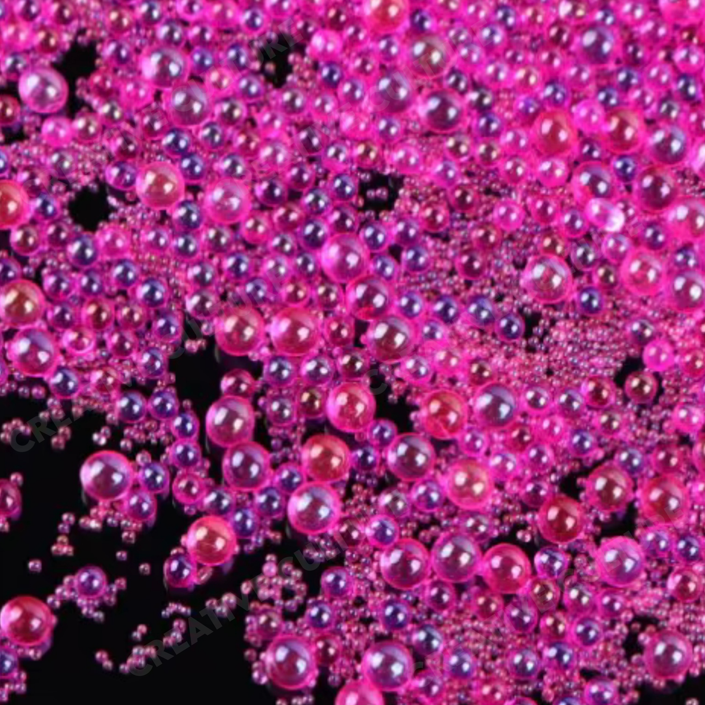 Magenta Luxe Caviar Beads
