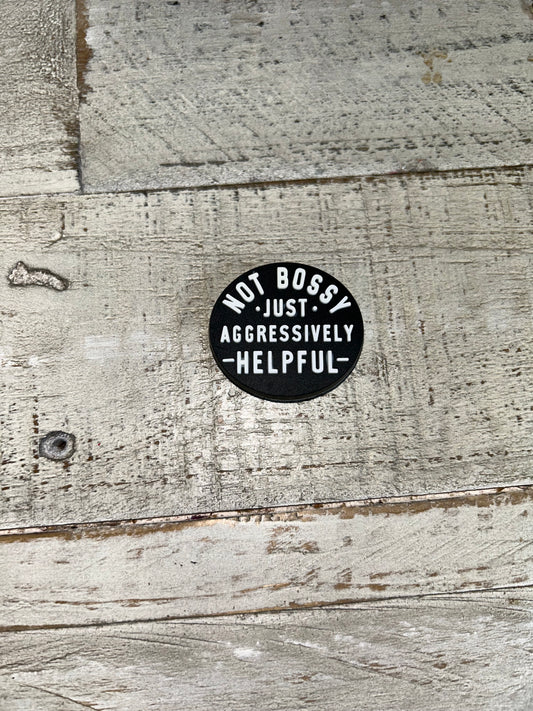 Not Bossy Shoe Charm