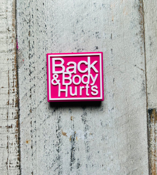 Back & Body Hurts Focal Bead