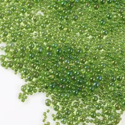 Emerald Luxe Caviar Beads