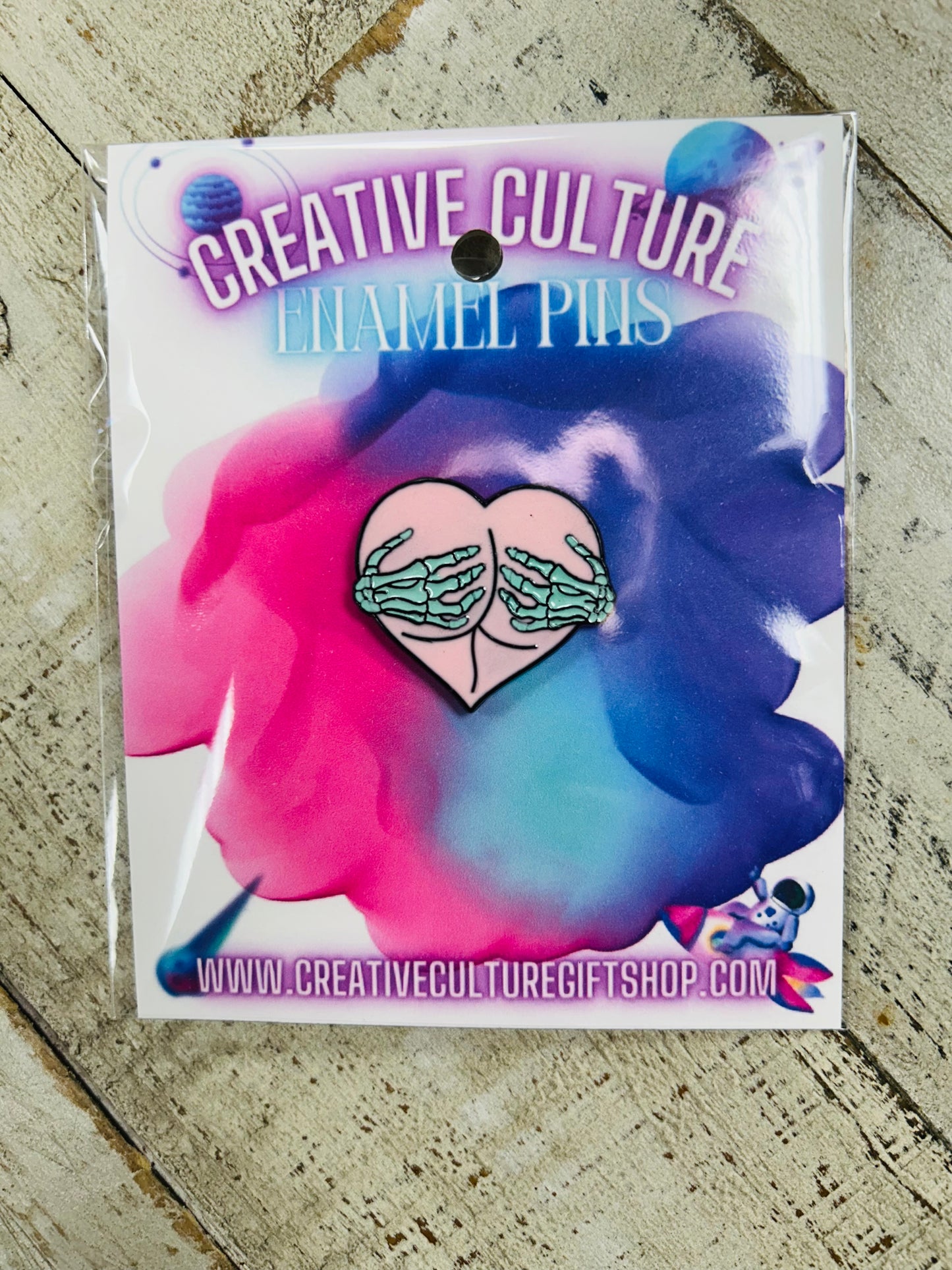 Love In The Bones Enamel Pin