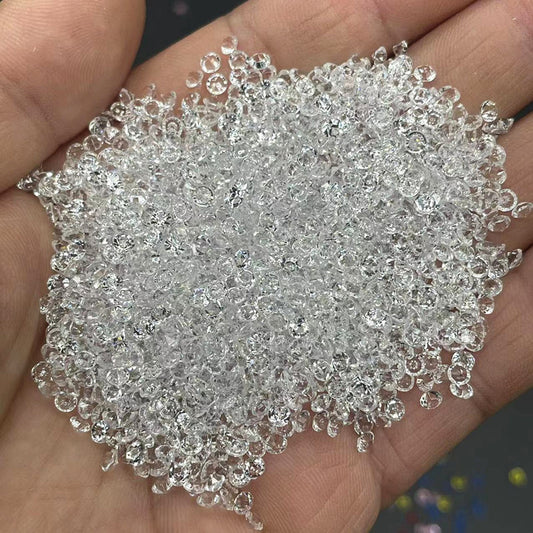 Transparent 3mm Pointback Crystals