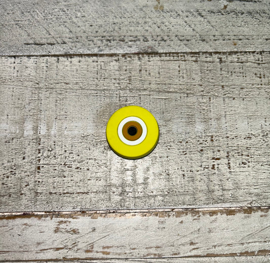 Yellow Evil Eye Shoe Charm