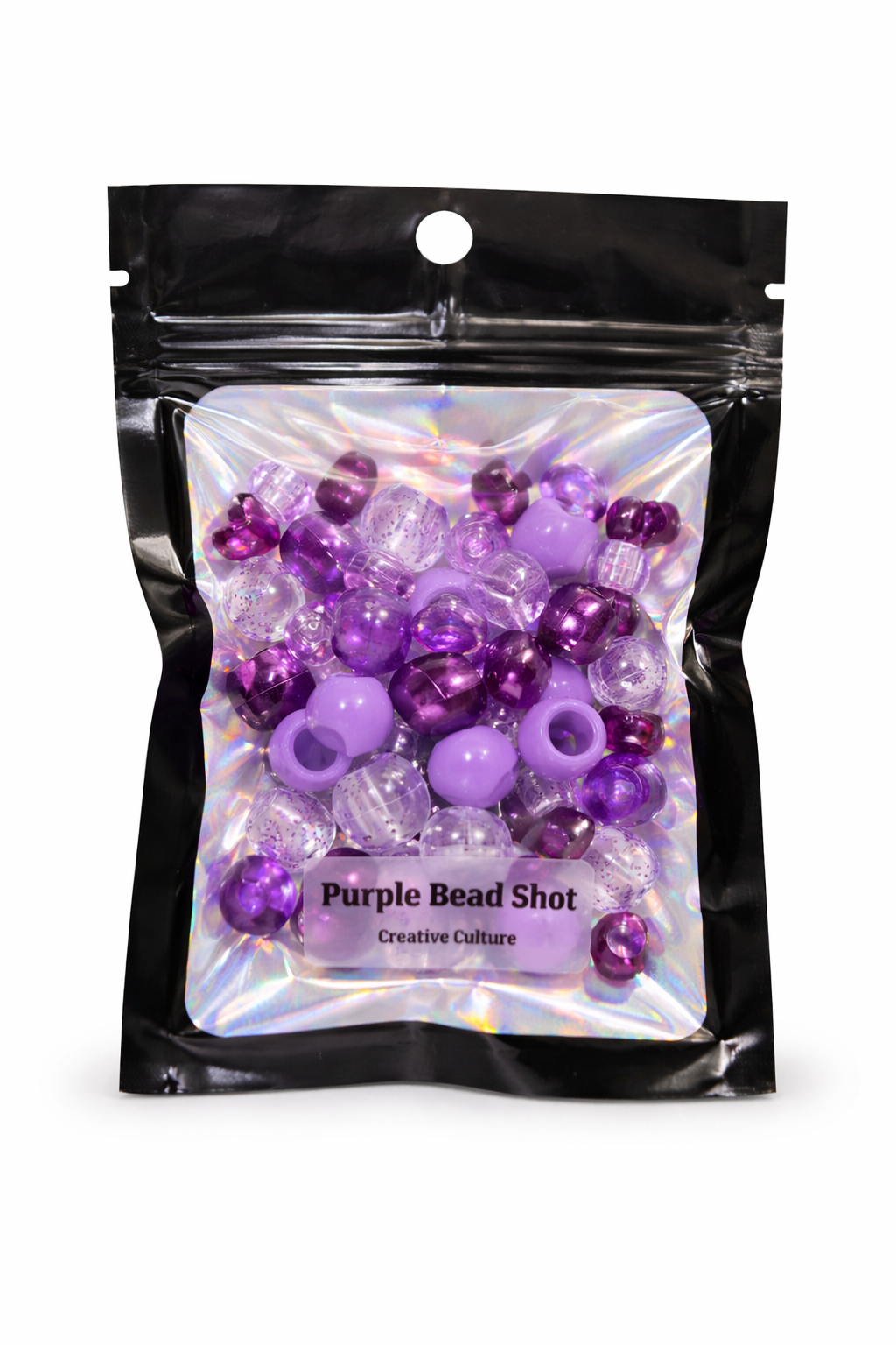 💜 Purple Bead Shot — Purple Mix | Creative Culture