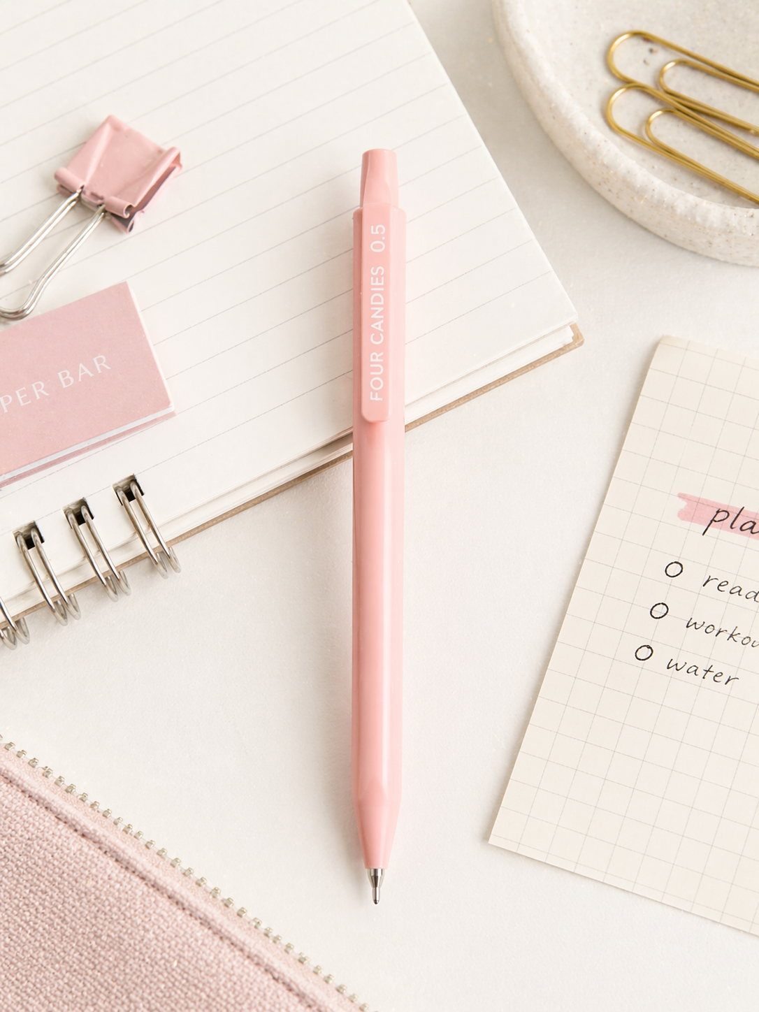 Pastel Mechanical Pencils — 0.5 & 0.7 mm (5 Colors)