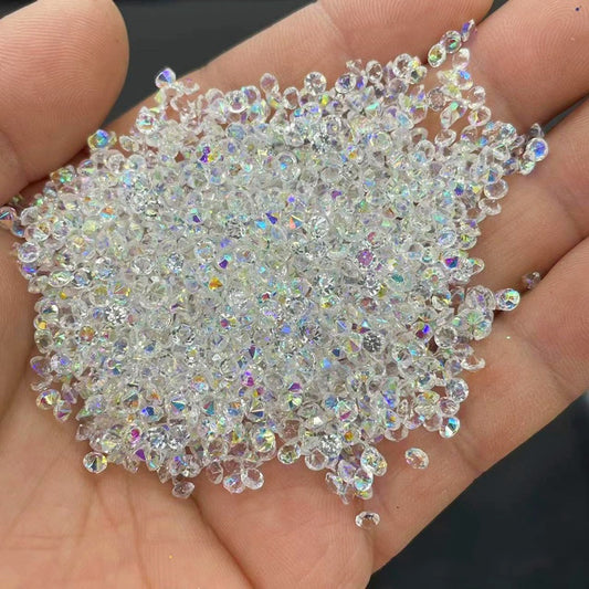 Transparent AB 3mm Pointback Crystals